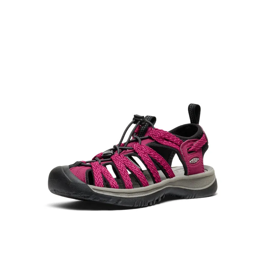 Women's Whisper  |  Beaujolais/Black KEEN