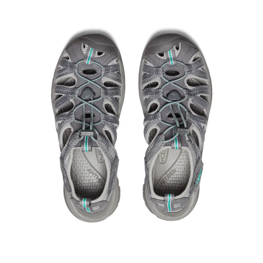 Women's Whisper  |  Medium Grey/Peacock Green KEEN