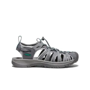 Women's Whisper  |  Medium Grey/Peacock Green KEEN