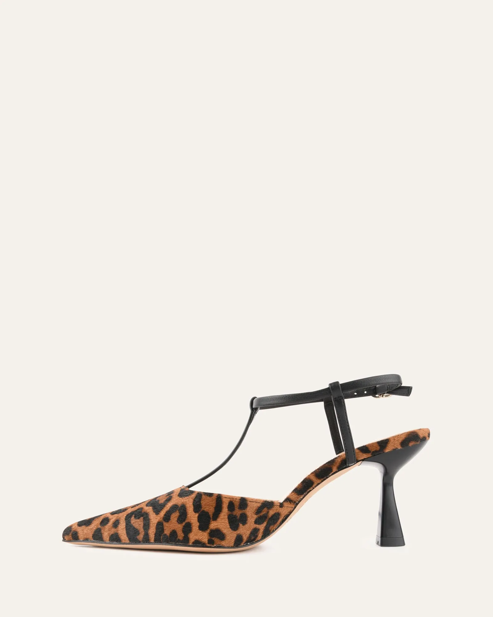 YULA MID HEELS LEOPARD HAIR ON LEATHER Jo Mercer