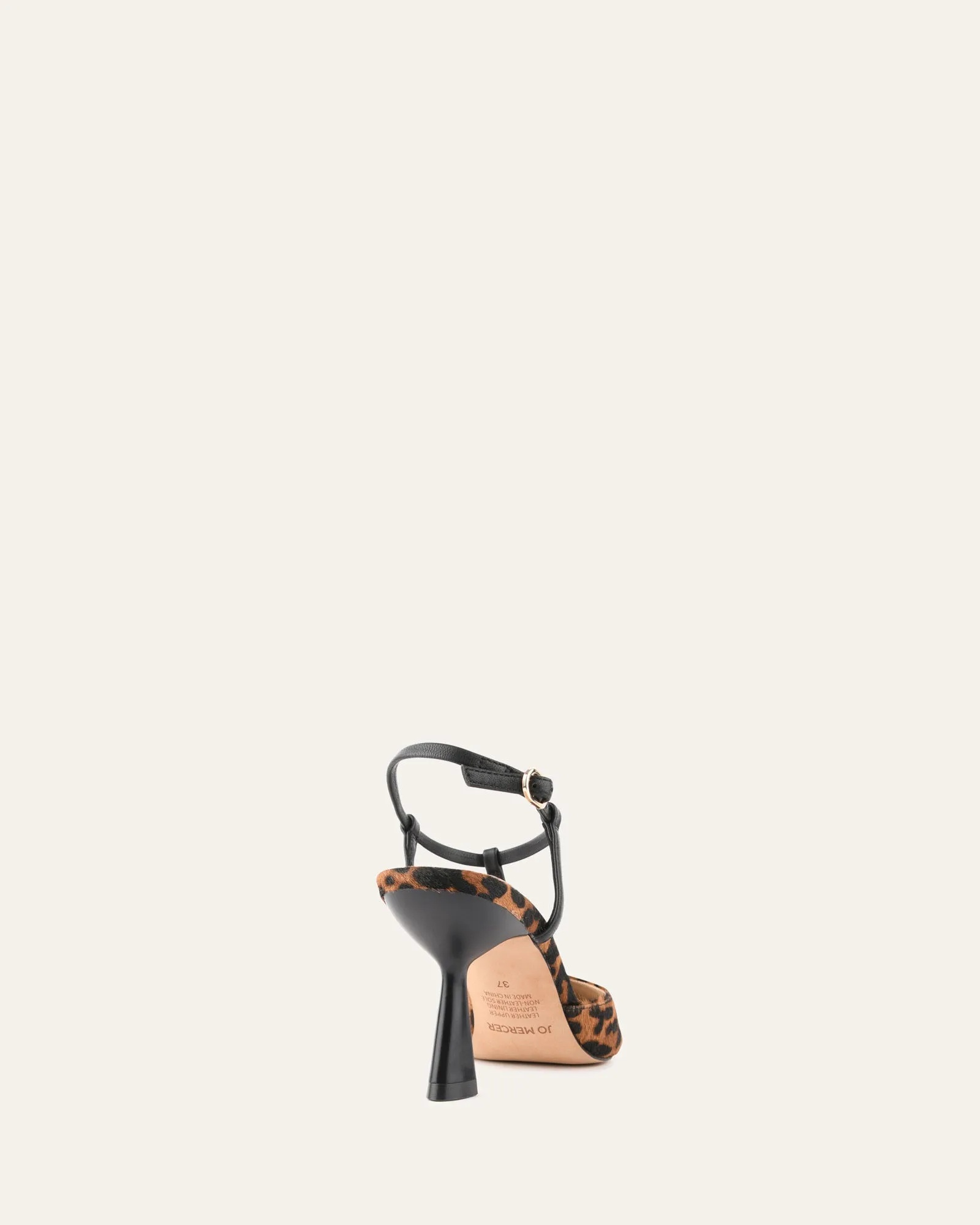 YULA MID HEELS LEOPARD HAIR ON LEATHER Jo Mercer