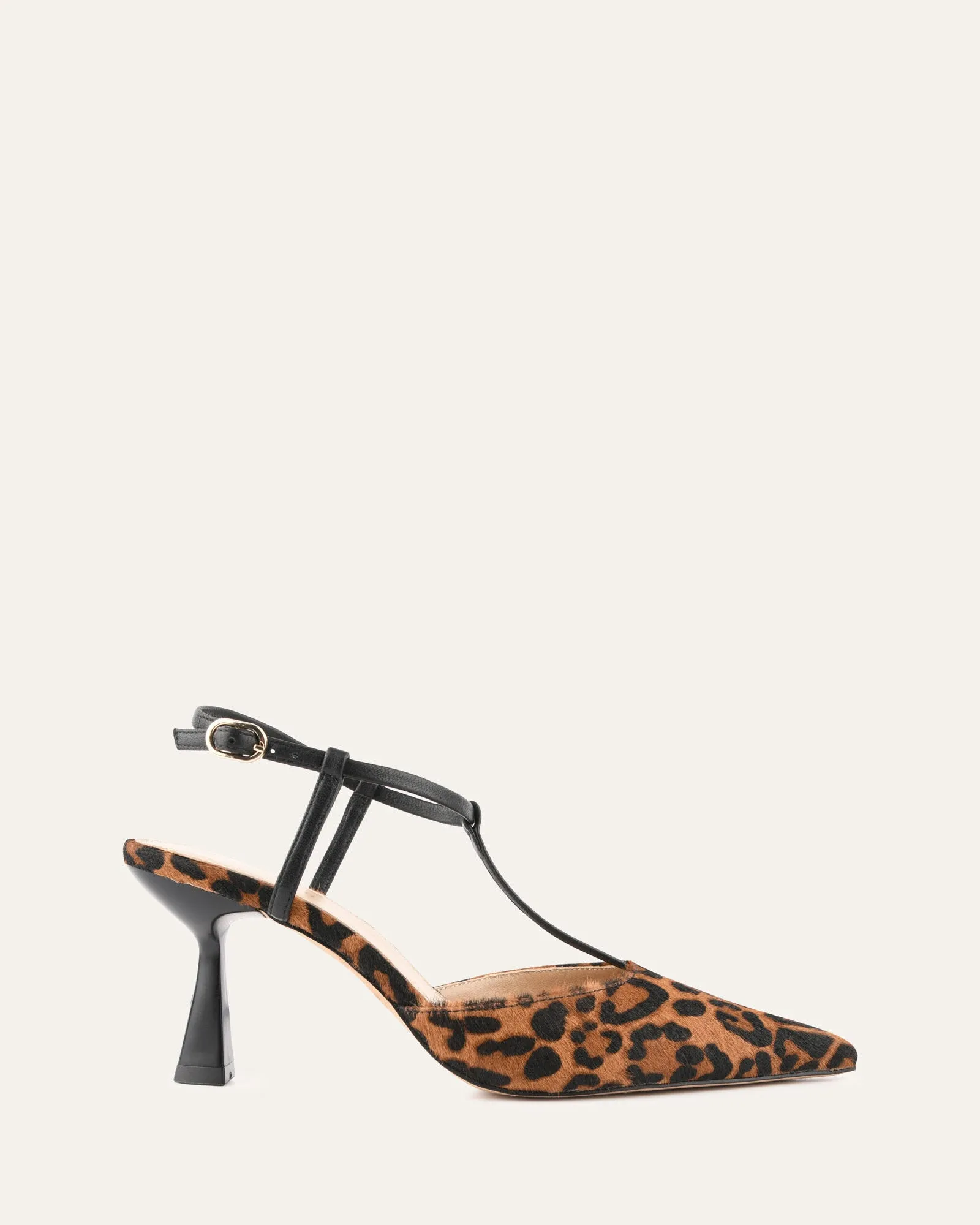 YULA MID HEELS LEOPARD HAIR ON LEATHER Jo Mercer