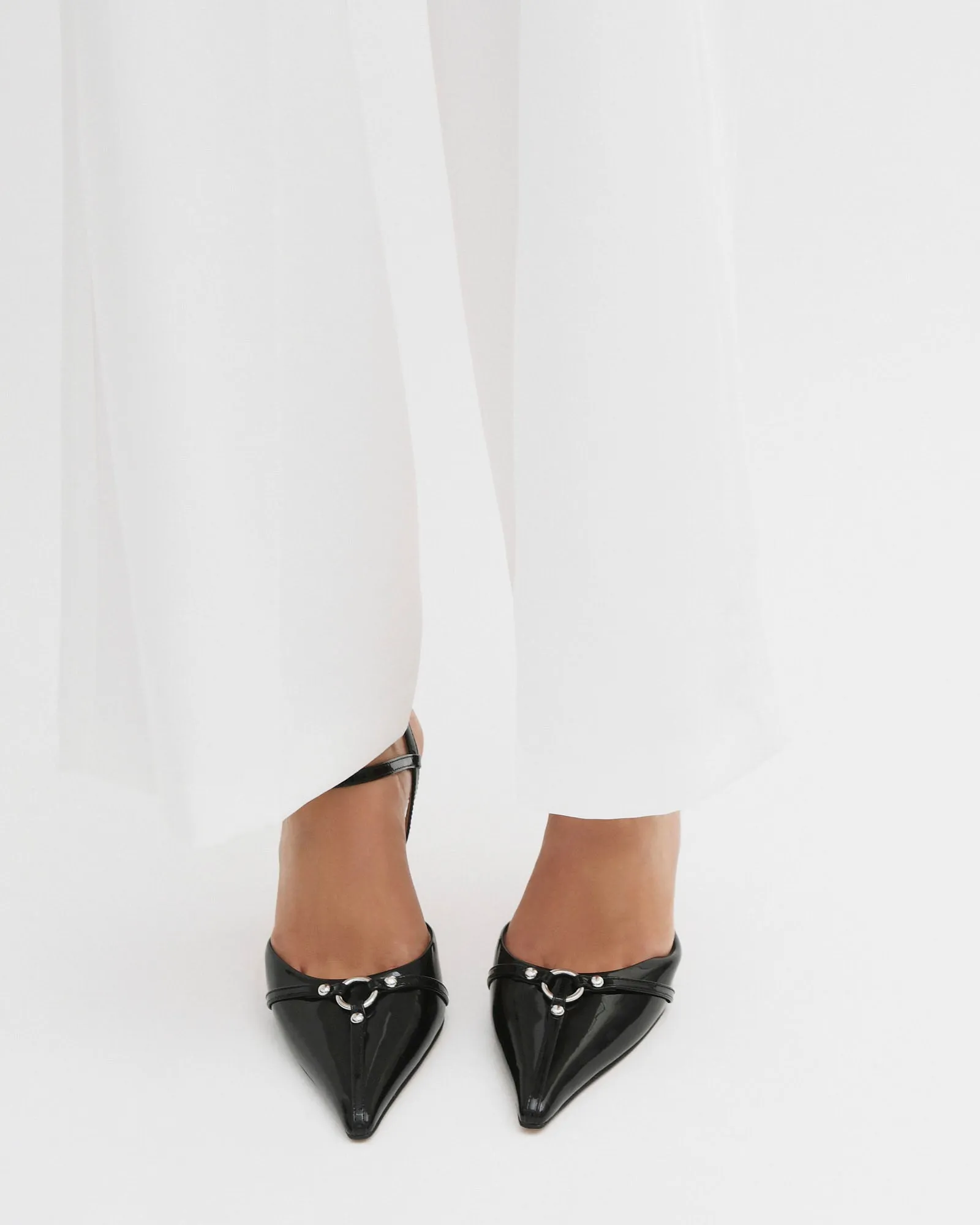 YURI HIGH HEELS BLACK PATENT Jo Mercer