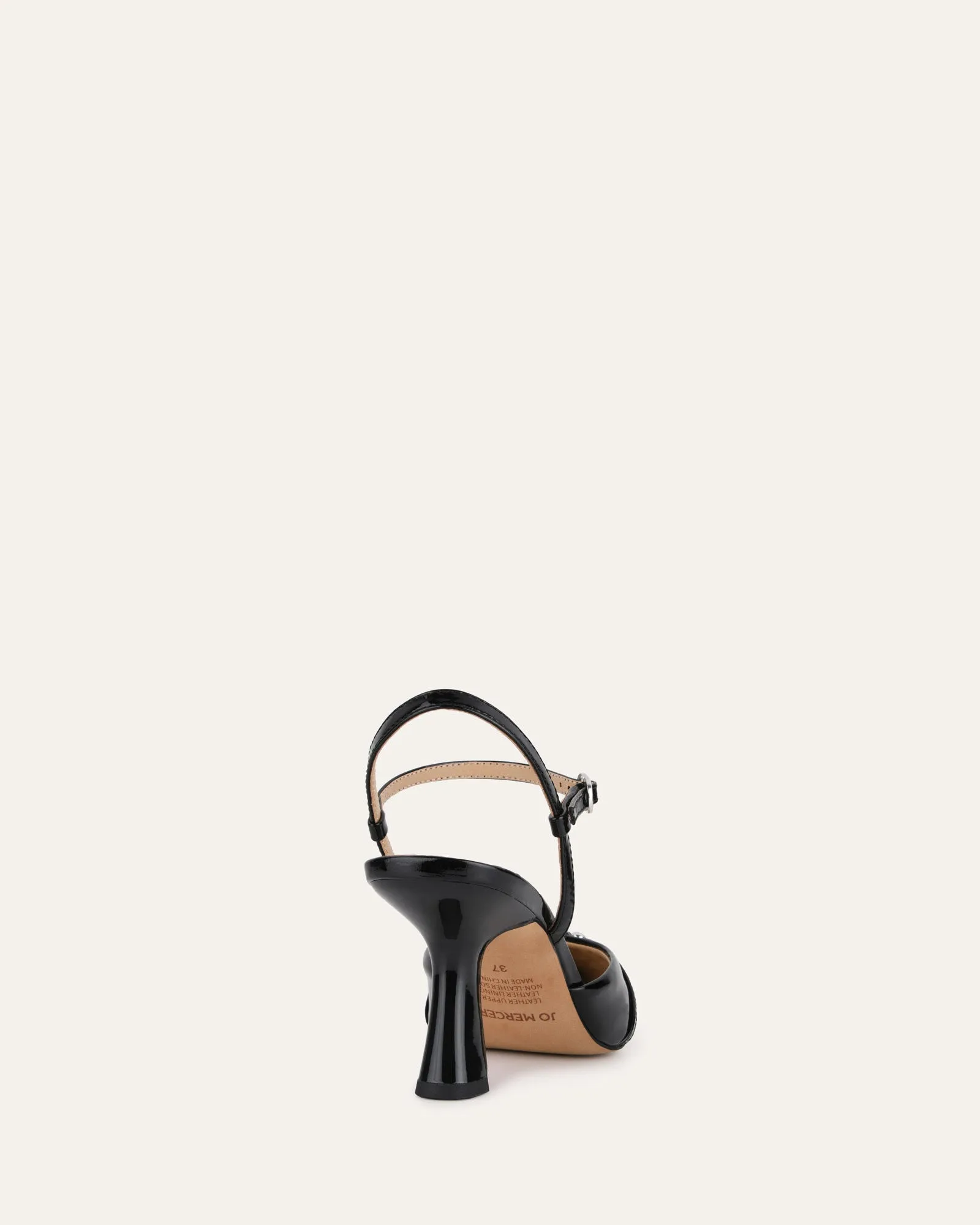 YURI HIGH HEELS BLACK PATENT Jo Mercer