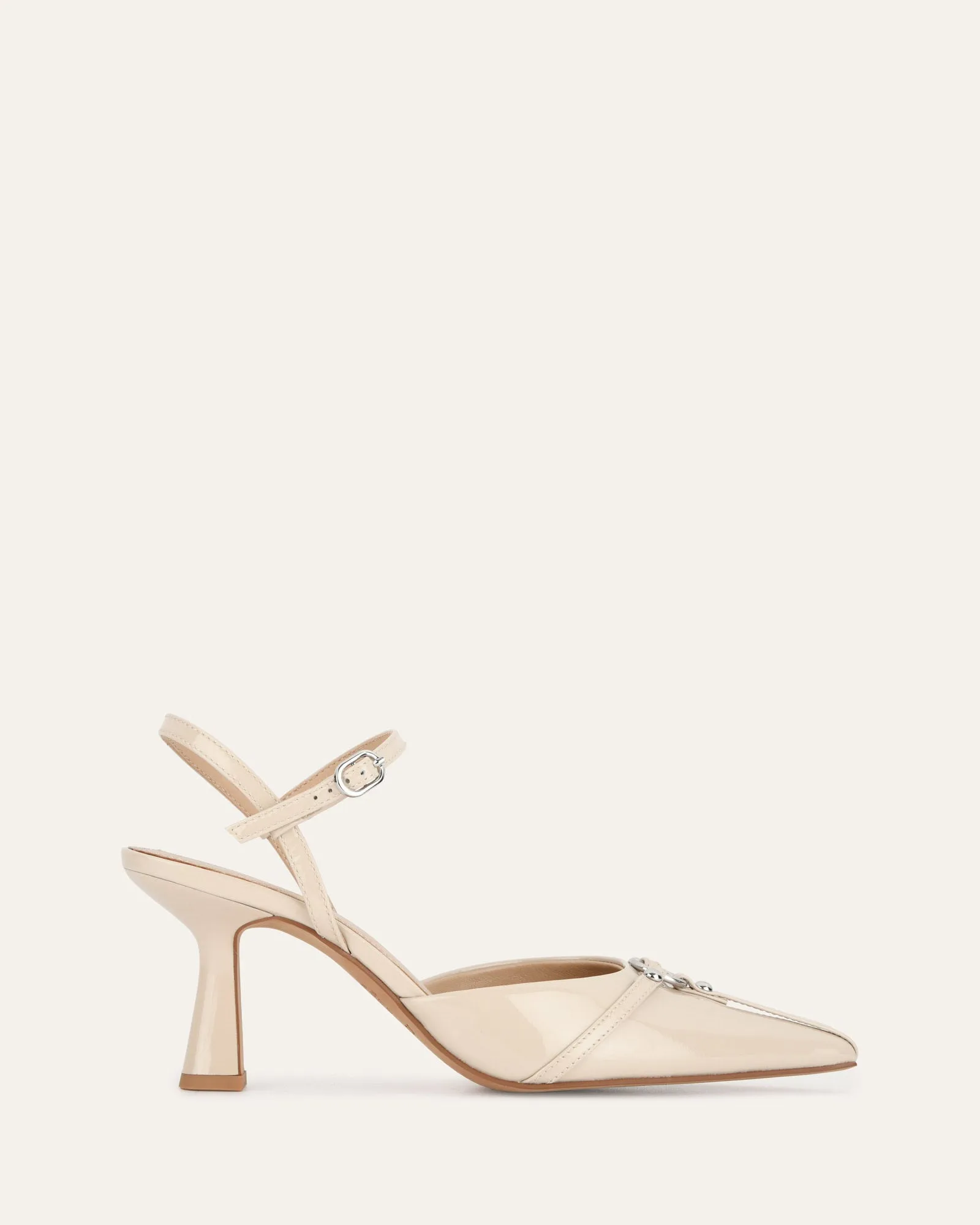 YURI HIGH HEELS SAND PATENT Jo Mercer