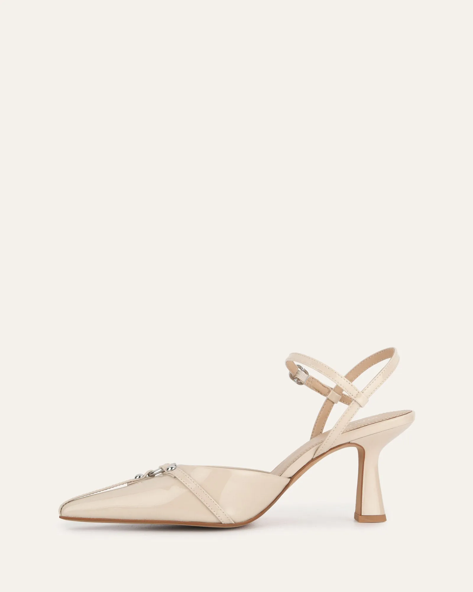 YURI HIGH HEELS SAND PATENT Jo Mercer