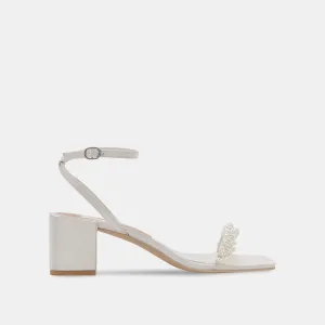 ZALIMA HEELS VANILLA PEARLS Dolce Vita
