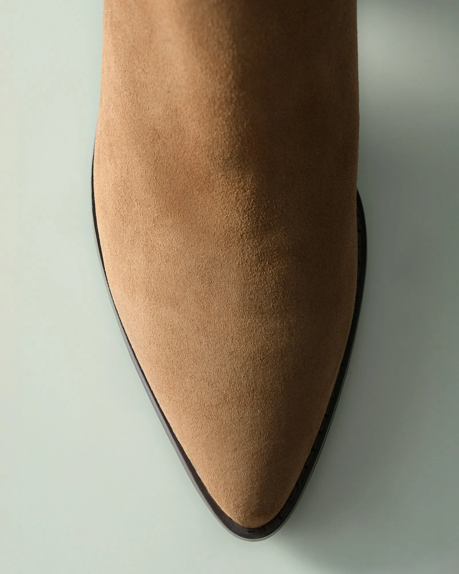 ZENA MID ANKLE BOOTS BISCUIT SUEDE Jo Mercer