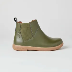 Zig   Star: Rockit Khaki Leather Boot