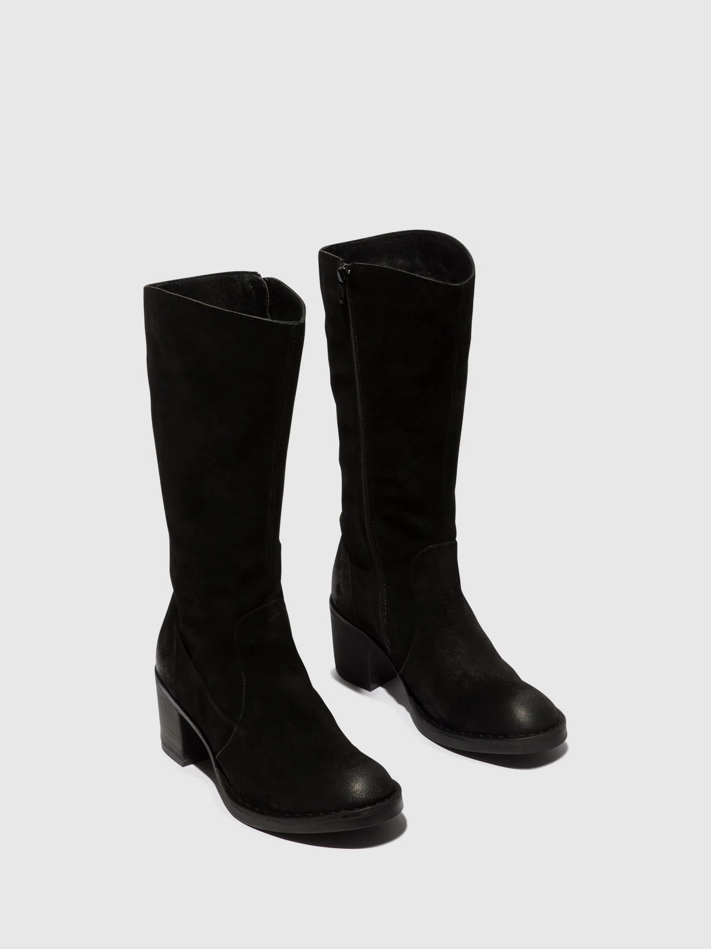 Zip Up Boots BALO096FLY BLACK