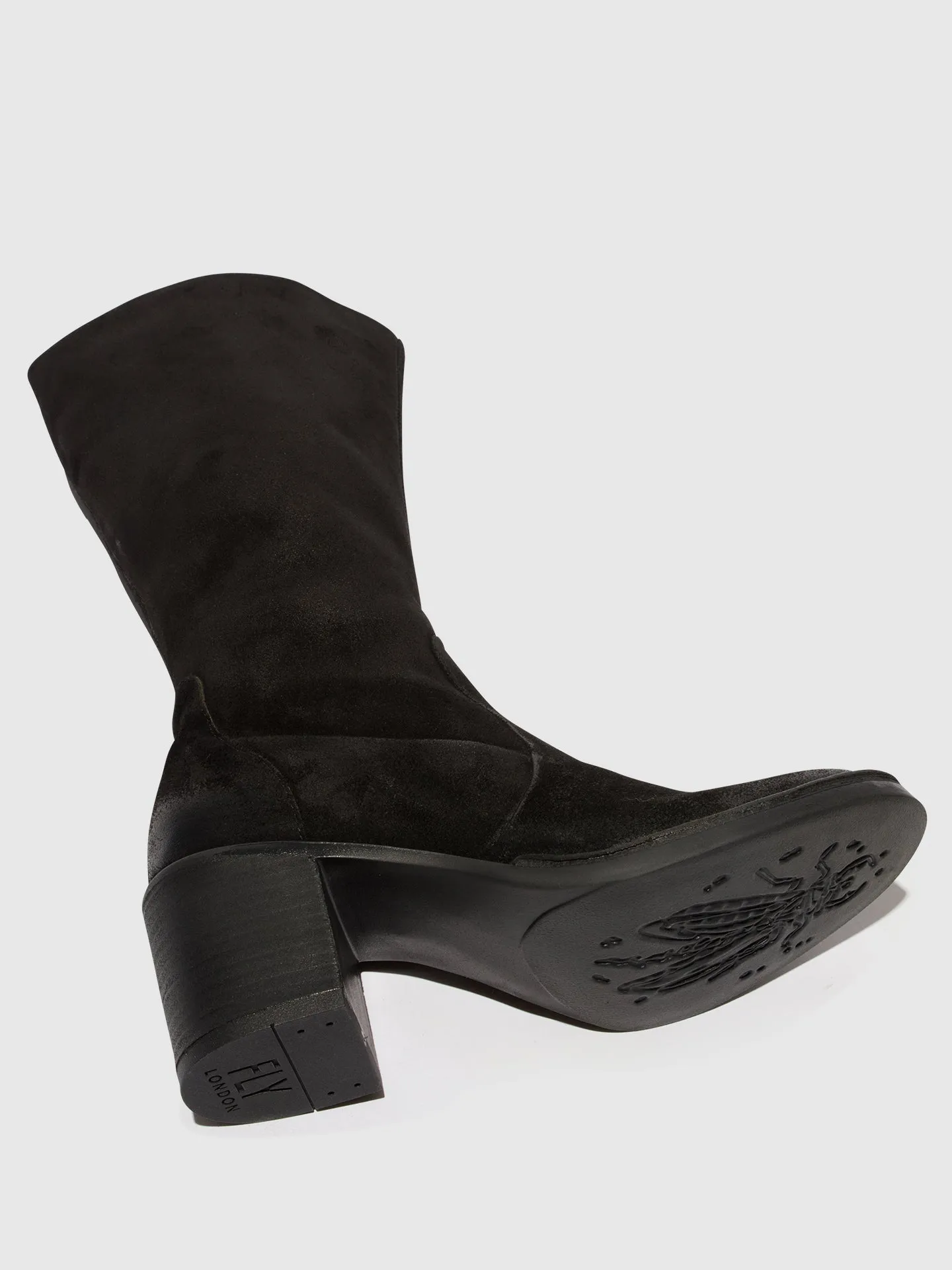 Zip Up Boots BALO096FLY BLACK