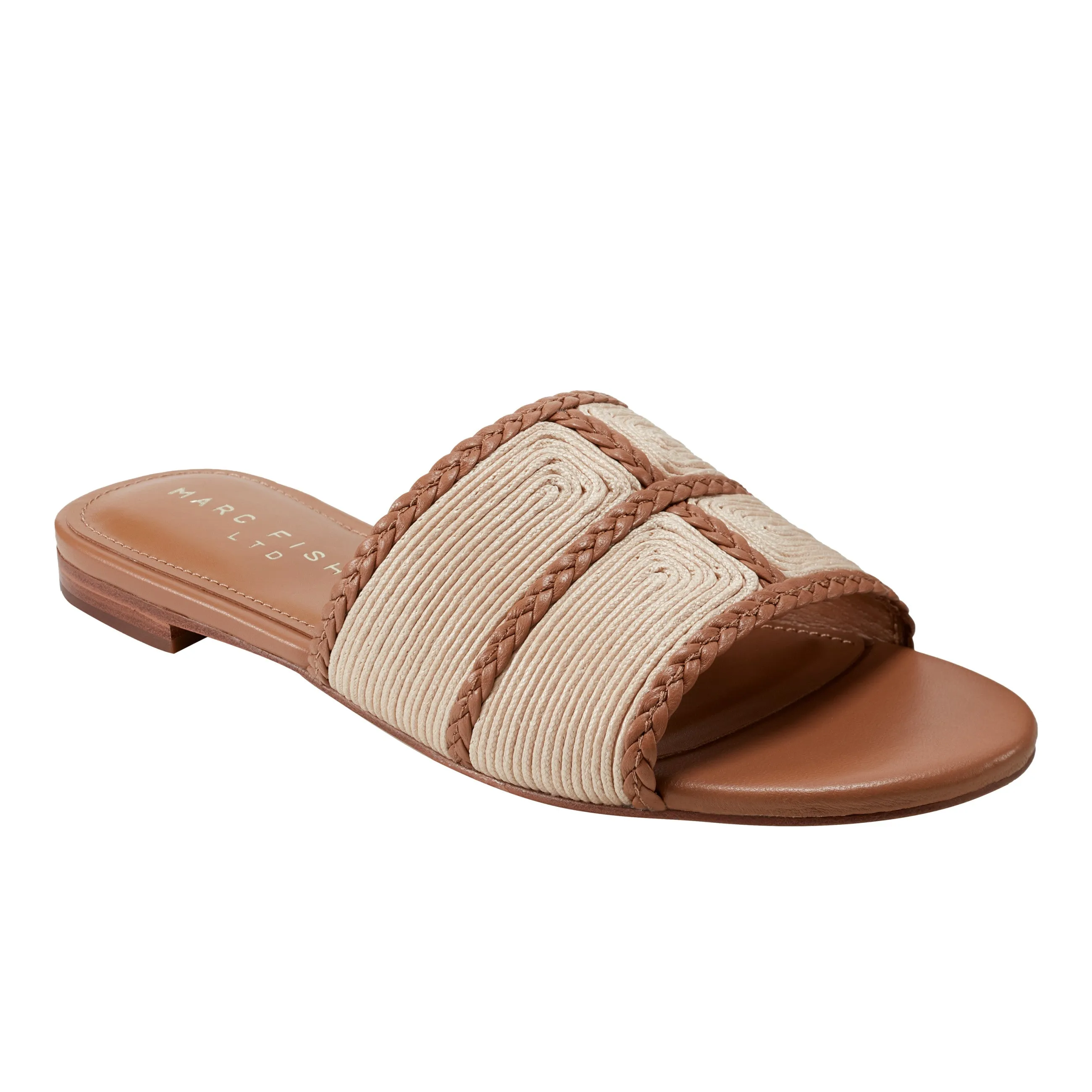 Zuri Flat Slide Sandal -MARC FISHER